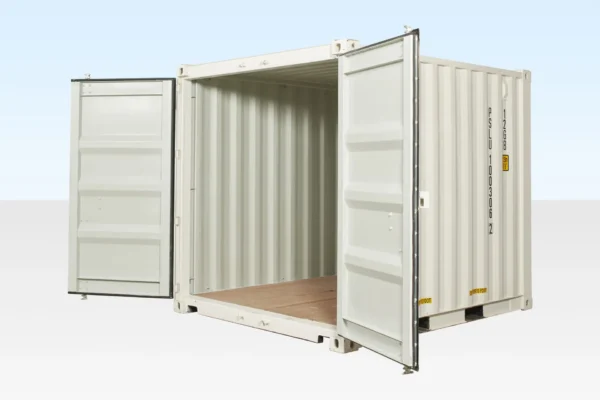 10FT X 8FT Shipping Container (One Trip) White (RAL 9003) - Image 2