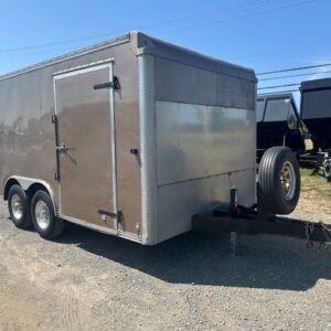 2015 Car Mate 8.5 x 14 Enclosed Car Trailer – Ramp Door