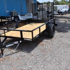 2025 5×10 Utility Trailer – 3K Single Axle, Rear Gate, Dexter Axle