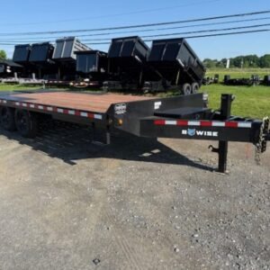2025 BWise 8 x 20 Deckover Equipment Trailer – Full Width Ramps
