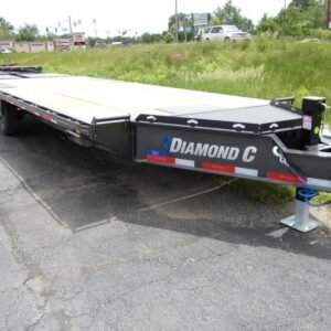 2025 Diamond C DEC207 102″x 26′ 14.9k 14.9k Deck-Over Trailer With MAX Ramps Stock #300435 – Spencer Trailers
