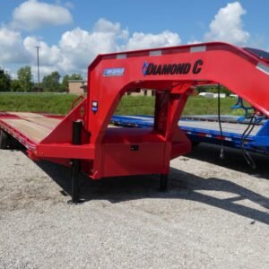 2025 Diamond C FMAX210 HDT 102″x 32′ 25k Hydraulic Dovetail Equipment Trailer Stock #302979 Goose Neck Trailers – Spencer Trailers