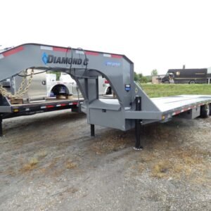 2025 Diamond C FMAX210 HDT 102″x 32′ 25k Hydraulic Dovetail Equipment Trailer Stock With Aluma-Trax Flooring #302914 Goose Neck Trailer – Spencer…