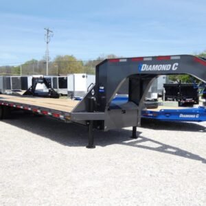 2025 Diamond C FMAX210 HDT 102″x 35′ 25k Hydraulic Dovetail Equipment Trailer Stock #299747 Goose Neck Trailer – Spencer Trailers