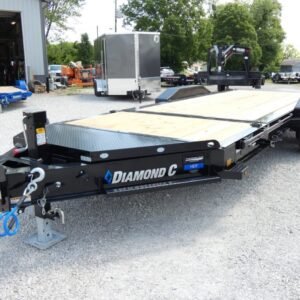 2025 Diamond C HDT210 82″x 20′ 20k Split-Deck Tilt Equipment Trailer Stock #301889 – Spencer Trailers