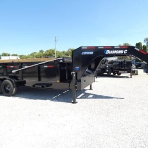 2025 Diamond C LPT210 82″x 16′ 23k Goosneck Dump Trailer With Electric Tarp Stock #303375 – Spencer Trailers