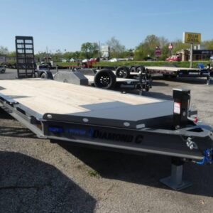 2025 Diamond C LPX207 82″x 22′ 14.9k Equipment Trailer With HD Flip-Knee Ramps Stock #298198 – Spencer Trailers