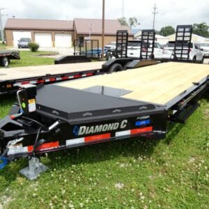 2025 Diamond C LPX208S 82″x 22′ 18k Equipment Trailer With HD Flip-Knee Ramps Stock #302058 – Spencer Trailers