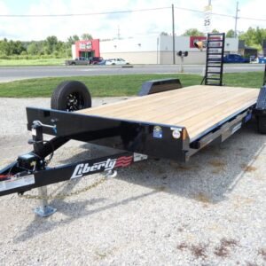 2025 Liberty LE 83″x 20′ 9.9k Equipment Trailer With Stand-Up Ramps Stock #046989 – Spencer Trailers