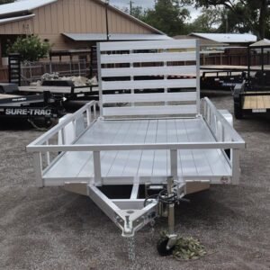 2025 Sure-Trac 6×12 Aluminum Tube Top Utility Trailer (3K Torsion Brake)