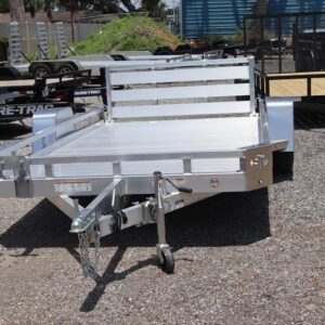 2025 Sure-Trac 7×14 Aluminum Low Side Utility Trailer (3K GVWR)