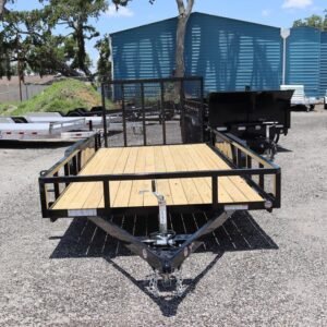 2025 Sure-Trac 7×16 Tube Top Utility Trailer (7K GVWR)