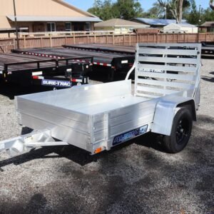 2026 Aluma 4.5×8 Utility Trailer – Solid Side Kit – Single Axle