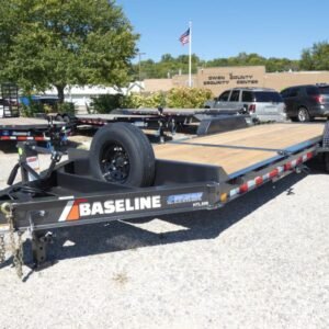 2026 Baseline HTL208 82″x 22′ 16k Split-Deck Tilt Equipment Trailer Stock #304662 – Spencer Trailers