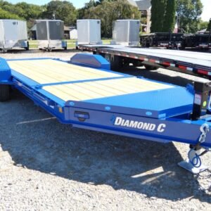 2026 Diamond C HDT207 82″x 20′ 14.9k Split-Deck Tilt Equipment Trailer Stock #304999 – Spencer Trailers