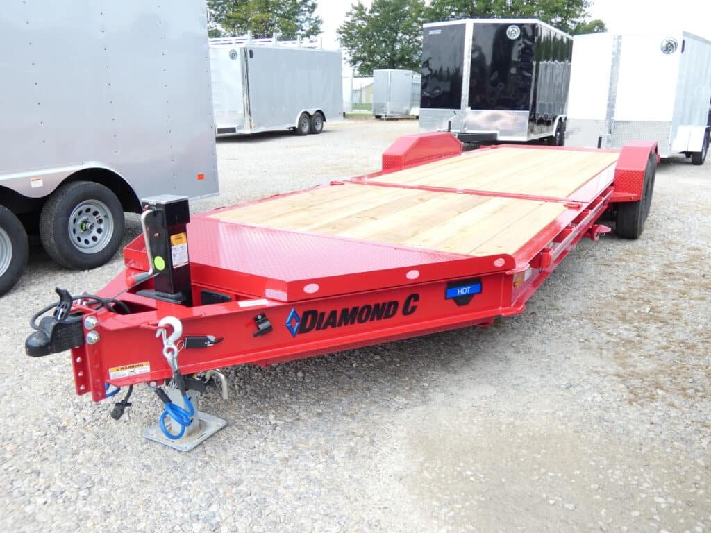 2026 Diamond C HDT207 82″x 22′ 14.9k Split-Deck Tilt Equipment Trailer Stock #304364 – Spencer Trailers