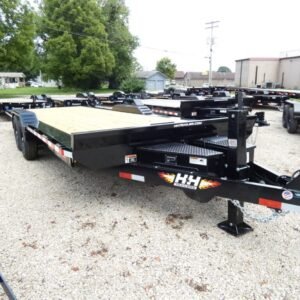2026 H & H HEX 102″x 22′ 14k Electric Tilt Trailer With MAX Wide Pkg. Stock #615064 – Spencer Trailers