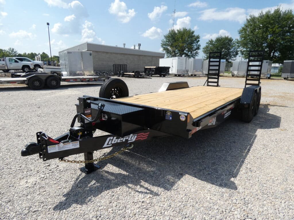 2026 Liberty LE 83″x 20′ 14k Equipment Trailer With Stand-Up Ramps Stock #047478 – Spencer Trailers