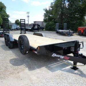 2026 Liberty LE 83″x 20′ 14k Equipment Trailer With Stand-Up Ramps Stock #047477 – Spencer Trailers