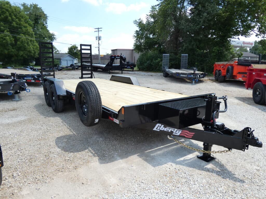 2026 Liberty LE 83″x 20′ 14k Equipment Trailer With Stand-Up Ramps Stock #047477 – Spencer Trailers