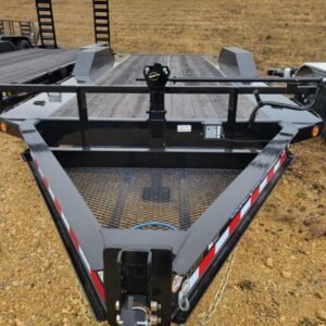 20′ X 102″ TRA/REM TILT DECK WITH 2″ RUB RAIL & TOOL TRAY