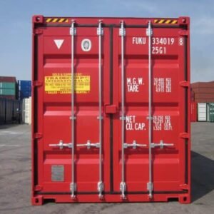 20ft High Cube Shipping Container (Red)