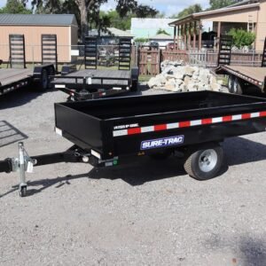 4.5 x 8ft Utility Dump Trailer with a Hydraulic Pump