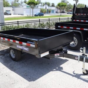 4.5x8ft Utility Dump Trailer with a 12 Volt Battery