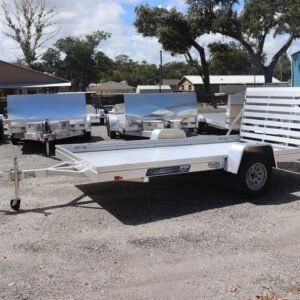 6.5×12 Aluminum Utility Trailer with 7″ Heavy Duty Frame Rail