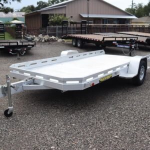 6’6″ x 14’2″ (77.5″ x 176″) 2026 SA Aluminum Tilt Utility Trailer – Slotted Deck