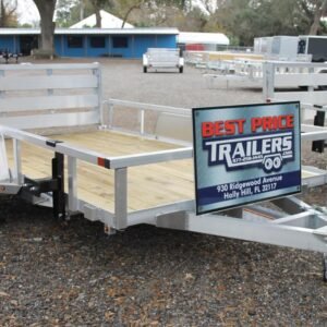 6×10 Tube Top Utility with Aluminum Frame