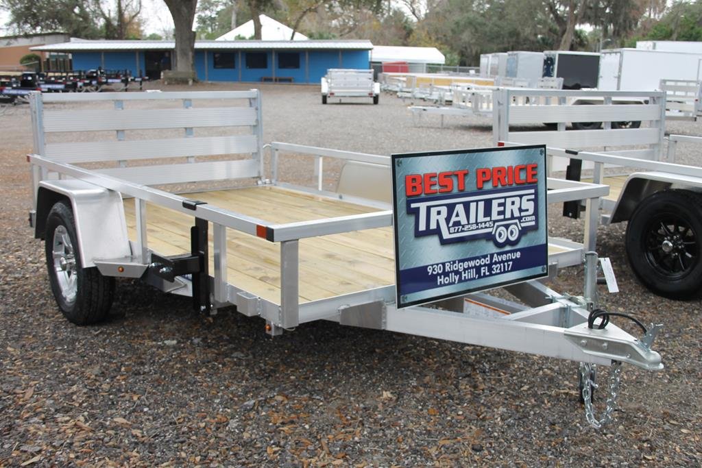 6×10 Tube Top Utility with Aluminum Frame