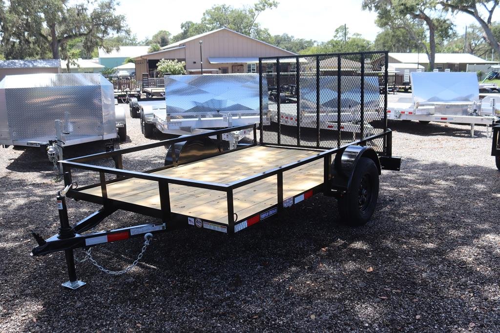 6×10 Utility Trailer with Gate – Black (2026 Triple Crown)