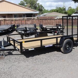 6×12 Tube Top Utility Trailer with 13″ Tall Sides