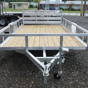 7×12 Aluminum Tube Top Utility Trailer