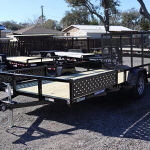 7×14 Tube Top ATV Trailer with Board Retainers