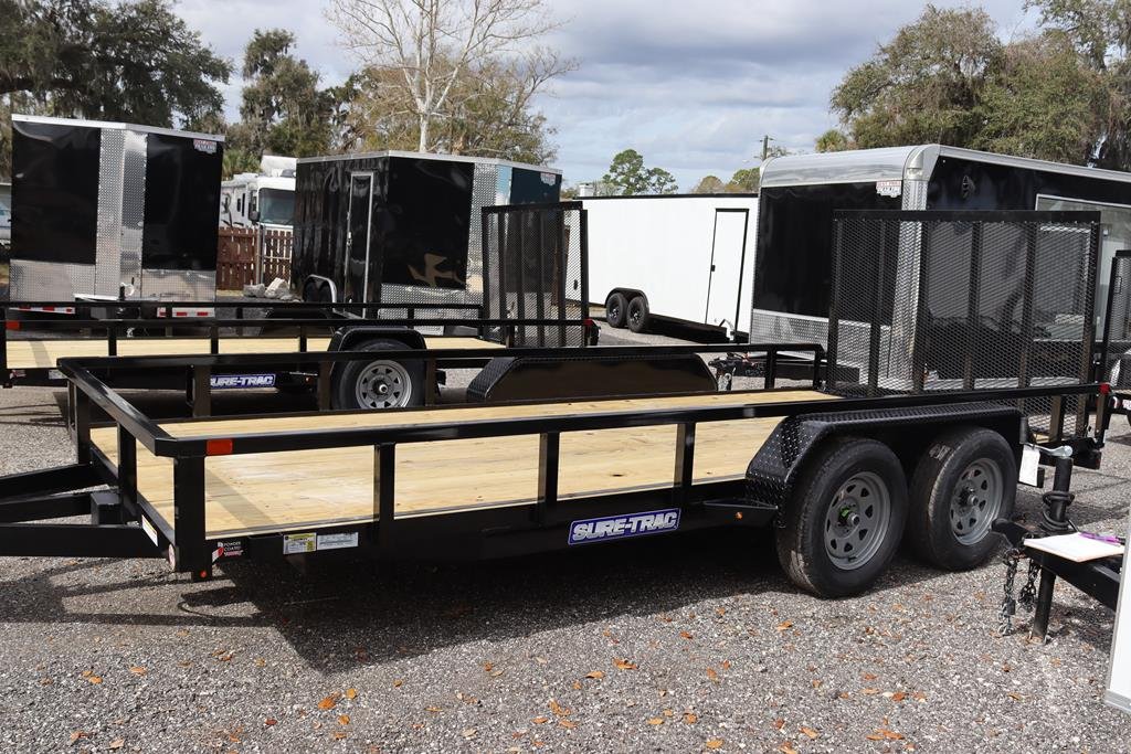 7×16 Tube Top Utility Tandem Axle