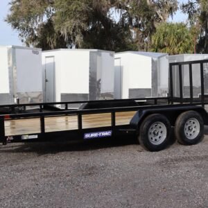 7×16 Tube Top Utility Tandem Axle