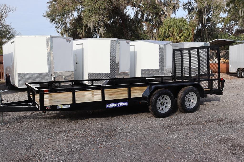 7×16 Tube Top Utility Tandem Axle