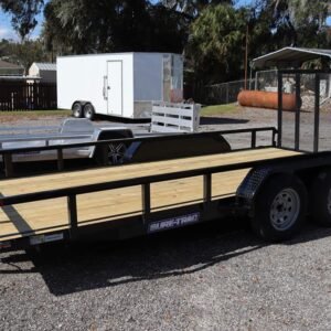 7×16 Tube Top Utility with Ramp