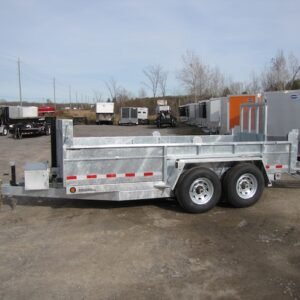 2023 Advantage 7 Ton 14FT Galvanized Dump Trailer