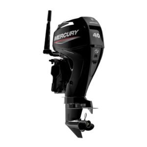 Mercury 40HP EFI Outboard Engine: Tiller, Electric Start, 15-Inch Shaft Power
