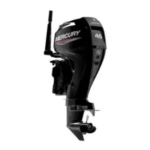 Mercury 40HP EFI Outboard Engine: Tiller, Electric Start, 15-Inch Shaft Power