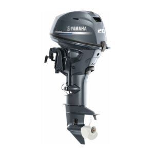 Yamaha 20hp Portable Outboard Motor, Remote Electric Manual Start, 20-inch Shaf
