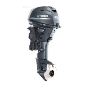 Yamaha 25HP High Thrust Outboard Motor: Remote Electric/Manual Start, 25-inch S