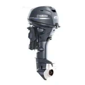 Yamaha 25HP High Thrust Outboard Motor: Remote Electric/Manual Start, 25-inch S
